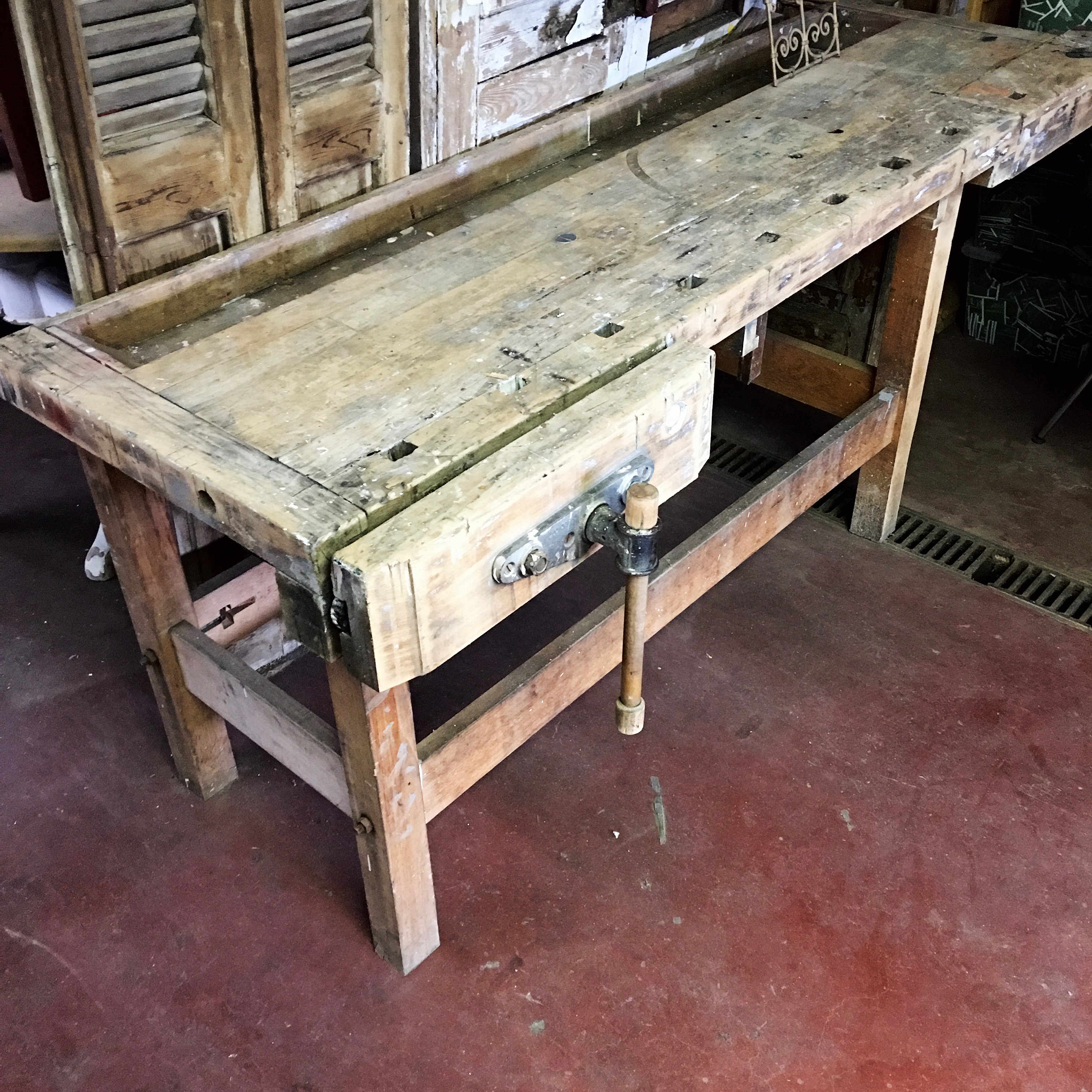 Werktafel hout